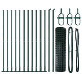 Welded Wire Fence with Concrete Base 25 x 0.8 m 3350843