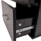11 Piece Bathroom Furniture Set with Basin with Tap Black 273687