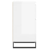 Sideboards 2 pcs High Gloss White 40x35x70 cm Engineered Wood 831169