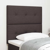 Headboard Height Adjustable Manual Dark brown 80 cm Fabric 3337785