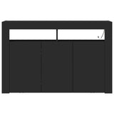 Sideboard Black 116 x 30 x 75 cm Engineered Wood 3333877