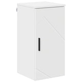 Bathroom Furniture Set 5 pcs White Engineered Wood and Metal 3393073