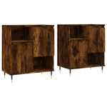 Sideboards 2 pcs Smoked Oak Engineered Wood 3190122