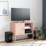 TV Cabinet Pink 68x39x60.5 cm Steel 846519