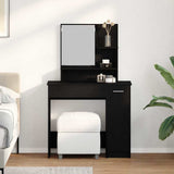 Dressing Table Black Oak 86.5 x 35 x 136 cm Engineered Wood 862783