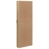 Mirror Jewellery Cabinet with LED Lights Wall Mounted 353246