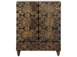 High Board with Shelf Brown 60 x 33.5 x 100 cm Solid Mango Wood 4018362