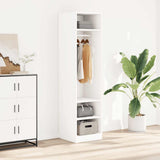 Wardrobe White 50x50x200 cm Engineered Wood 800234