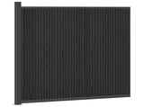 Fence Panel WPC and Aluminium Black 42039054