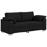Sofa Black 180 x 77 x 82 cm Fabric 4105229