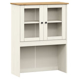 Highboard "VIGO" White 78x40x175 cm Solid Wood Pine 3188305