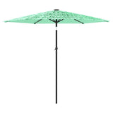 Garden Parasol with Steel Pole Green 268x268x226 cm 4005103