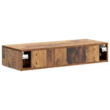 Wall-Mounted Side Table Old Wood 87.5 x 34.5 x 17 cm 898673