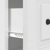 Drawer Cabinet High Gloss White 66 x 34.5 x 87 cm 895759