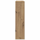 Radiator Cover Oak 149 x 20 x 82 cm Engineered Wood 852707