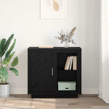Sideboard Black Oak 80 x 40 x 75 cm Engineered Wood 880536