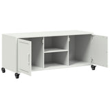 TV Cabinet White 100.5x39x43.5 cm Steel 846667