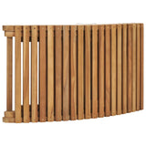 Sunlounger Teak Solid Teak wood Typical garden size Foldable 310666