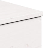 Bedside Table 2 pcs White 37 x 35 x 18.5 cm Solid pine wood 873484