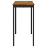 Garden Bar Table Natural and Black 108.5 x 55 x 105 cm 901340