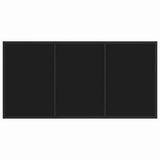 Garden Dining Set Folding 5 pcs Black Textilene and steel 3379333