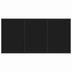 Garden Dining Set 5 pcs Black coffee Poly rattan 3379270