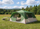 Instant Tent Green 365 x 380 x 200 cm Polyester and Steel 42028699
