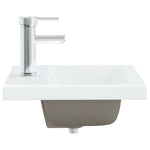 ZNTS Built-in Basin with Faucet 42x39x18 cm Ceramic White 148623