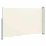 Patio Retractable Side Awning 180x300 cm Cream 313400