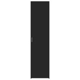 Highboard Black 45x42.5x185 cm Engineered Wood 3281407