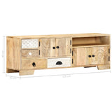 TV Cabinet 120x30x40 cm Solid Mango Wood 247744