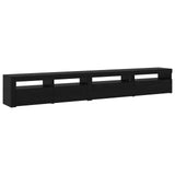 TV Cabinet Set 3 pcs Black Oak 270 x 35 x 40 cm Engineered Wood 3332509