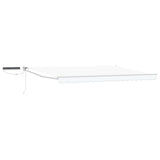 Electric Retractable Awning White 4.5 x 3 m 3420001