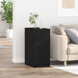 Office Cabinet Black Oak 33 x 50 x 75 cm Engineered Wood 862103