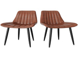 Dining Chairs, Modern Chair, Scandinavian Faux Leather Chair with High Back for Living Room 03517561