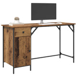 Computer Desk Old Wood 131 x 48 x 75 cm Engineered Wood 882832