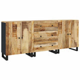 Sideboards 3 pcs Rough Mango Wood 3143638