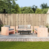 ZNTS 2 Piece Garden Lounge Set Solid Wood Douglas 3216899