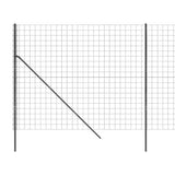 Wire Mesh Fence Anthracite 2.2x10 m Galvanised Steel 154231