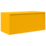 Storage Cabinet Mustard Yellow 90 x 40 x 40 cm Steel 891631