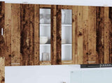 Hanging Cabinet Old Wood 60 x 31 x 100 cm Engineered Wood 884392