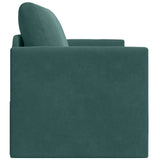 Sofa Bed Dark Green 124 x 204 x 61 cm Velvet 4106704