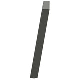 Dining Table Legs U-Shaped 2 pcs Anthracite 80x cm Steel 4012798