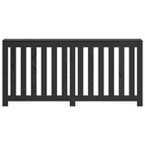 Radiator Cover Black Oak 175 x 20 x 82 cm Engineered Wood 869226