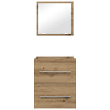 Bathroom Furniture Set with Drawer Brown 41 x 38.5 x 48 cm 875693