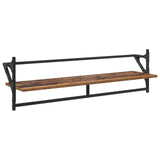 Wall Shelf Set 6 pcs Old Wood 100 x 25 x 30 cm Engineered Wood 882838