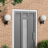 Outdoor Wall Light 2 pcs Black 28 x 25 x 38 cm 4005950