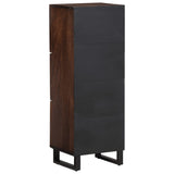 Highboard Brown 40x34x110 cm Solid Wood Mango 377581