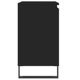 Bathroom Cabinet Black 58x33x60 cm Engineered Wood 831589