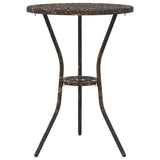 Garden Bistro Set 3 pcs Bronze Aluminium 42002390